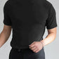CAMISETA DE CUELLO ALTO SLIM FIT PARA HOMBRE benefiyou
