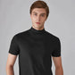 CAMISETA DE CUELLO ALTO SLIM FIT PARA HOMBRE benefiyou