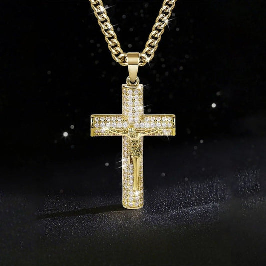 ✝️Colgante colgante del crucifijo de Jesús