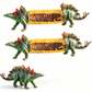 Soportes creativos para mazorcas de maíz con forma de dinosaurio