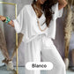 Compra 2 y ahorra 200 MXN💥envío gratis 🔥Traje Casual Holgado de Color Sólido para Mujer