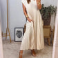 💞Vestido elegante plisado liso sin mangas💞 benefiyou