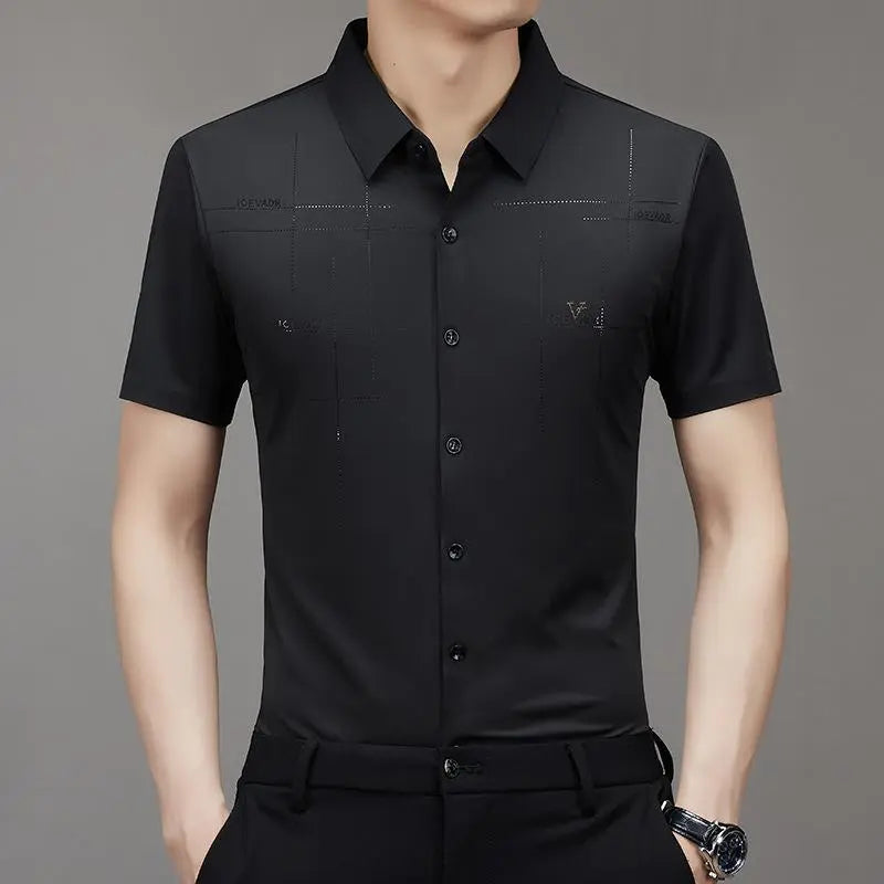 🔥 CAMISA BUSINESS DE SEDA HIELO PARA HOMBRE (Envío gratuito a nivel mundial✈️) benefiyou