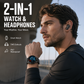 ⌚ ¡50% DE DESCUENTO AHORA! 🎧 Reloj inteligente 2 en 1 con auriculares inalámbricos – Música, llamadas y fitness todo en uno 📱