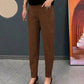 Pantalones Harem de algodón cómodos con cintura elástica para mujer benefiyou