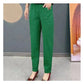Pantalones Harem de algodón cómodos con cintura elástica para mujer benefiyou