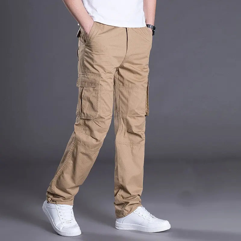 🔥80% DE DESCUENTO! ¡Elegantes pantalones cargo holgados con bolsillos grandes! benefiyou