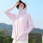 Chaqueta de protección solar de manga larga con capucha transpirable UPF50+💕 benefiyou