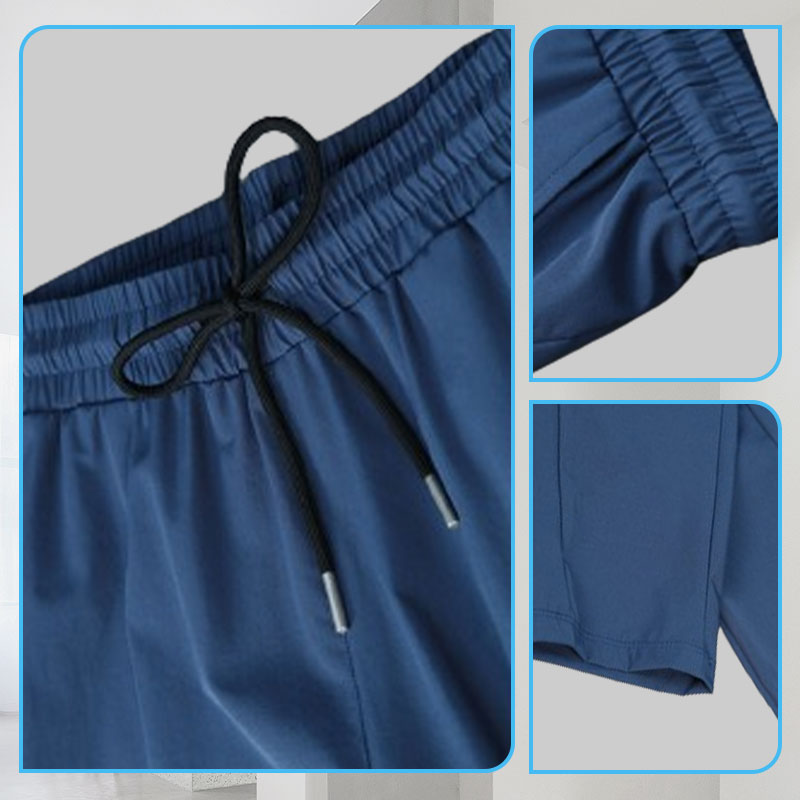 Pantalones deportivos de seda de hielo de verano para hombre benefiyou