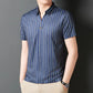 🔥Gran oferta de Año Nuevo 2024🔥Camisa de manga corta a rayas de verano para hombre benefiyou