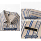 🔥Gran oferta de Año Nuevo 2024🔥Camisa de manga corta a rayas de verano para hombre benefiyou