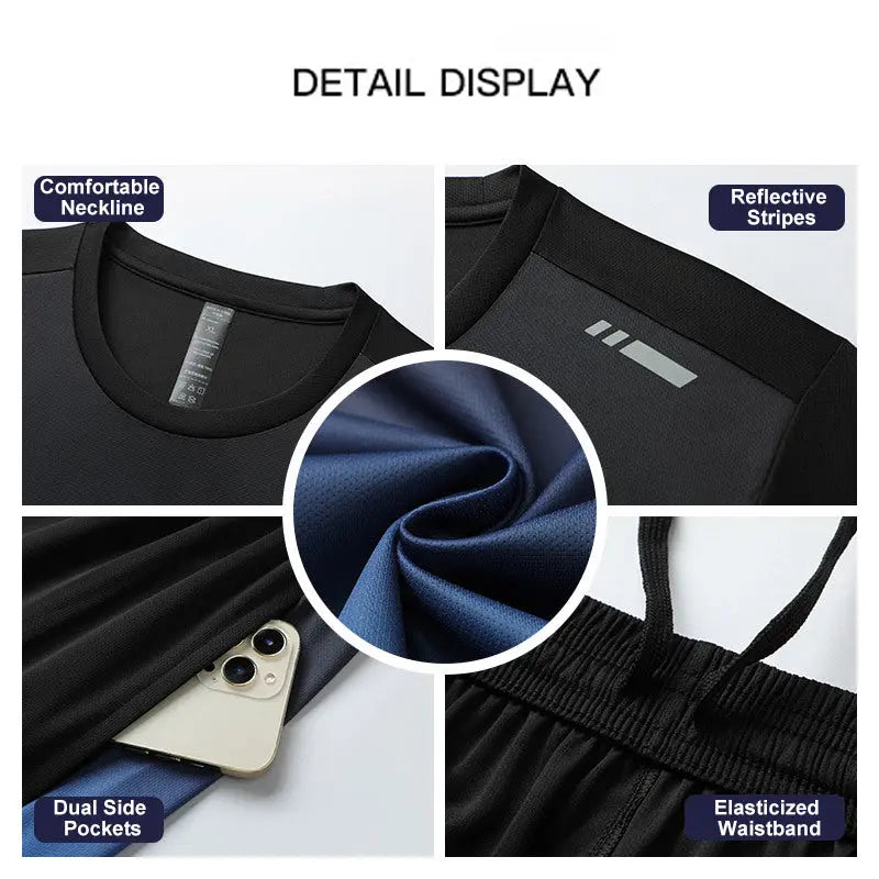 🎁Oferta especial 49% OFF⏳Traje deportivo de verano de secado rápido para hombre benefiyou
