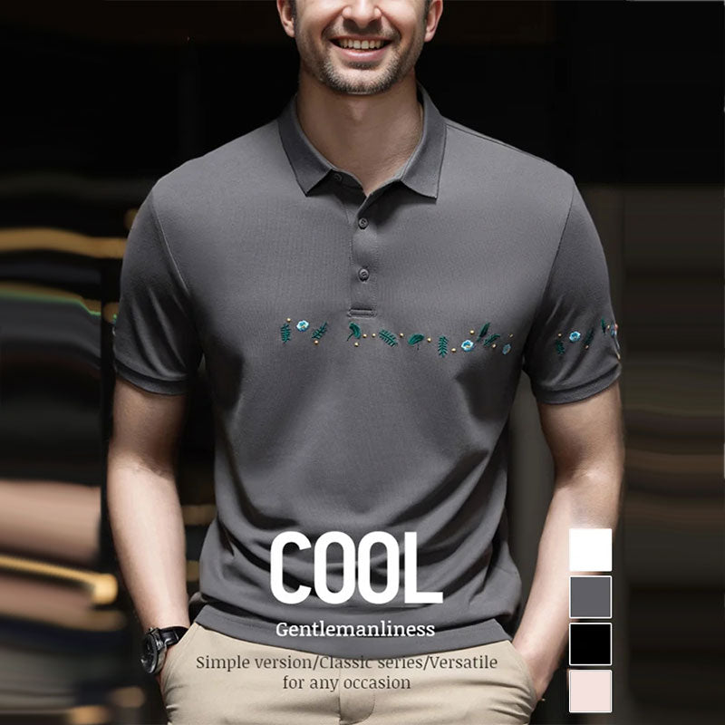 Camisa de golf bordada para hombre🥰 benefiyou