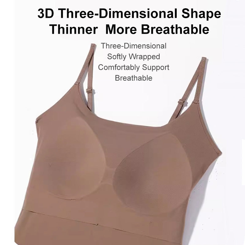 🎁envío gratis⏳Camiseta de tirantes y sujetador de mujer en uno benefiyou