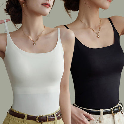 🎁envío gratis⏳Camiseta de tirantes y sujetador de mujer en uno benefiyou