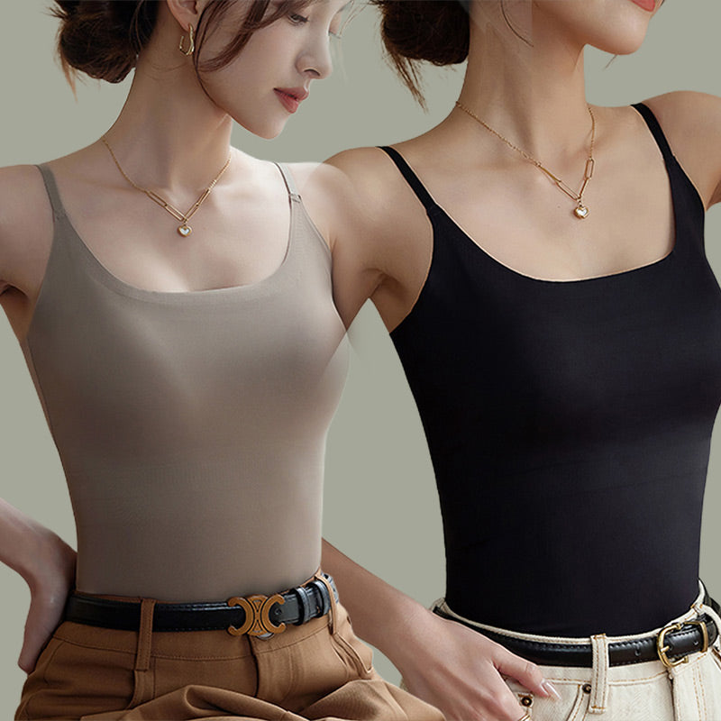 🎁envío gratis⏳Camiseta de tirantes y sujetador de mujer en uno benefiyou