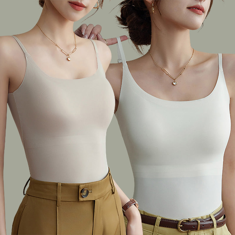 🎁envío gratis⏳Camiseta de tirantes y sujetador de mujer en uno benefiyou
