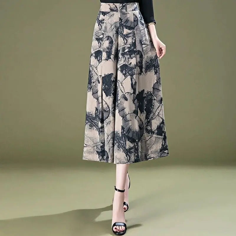 Elegantes Culottes de Chifón para Mujeres benefiyou