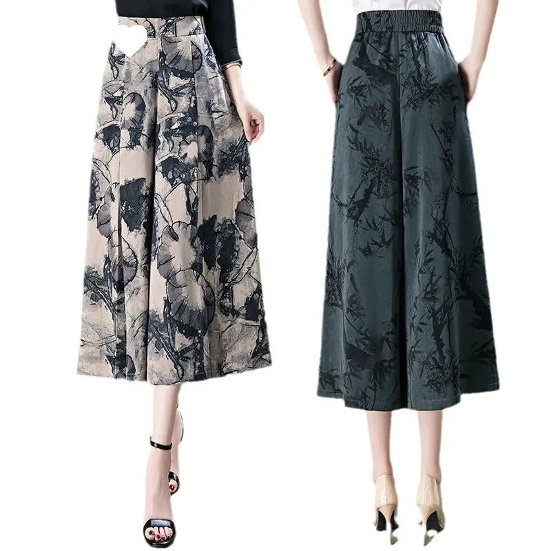 Elegantes Culottes de Chifón para Mujeres benefiyou