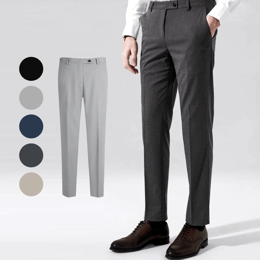 Pantalones de traje casual de negocios para hombre