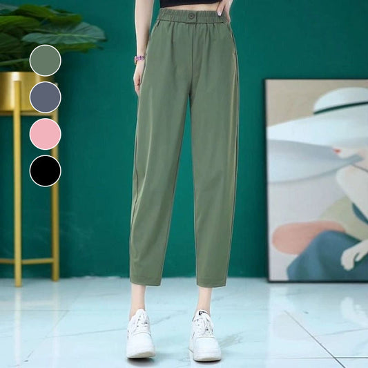 Pantalones cortos de harén de corte holgado para mujer benefiyou