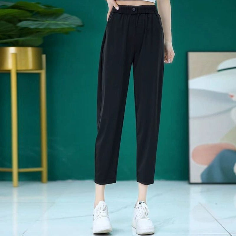 Pantalones cortos de harén de corte holgado para mujer benefiyou