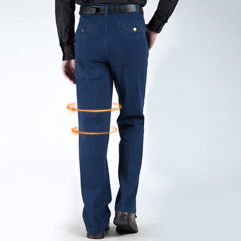 Jeans de cintura alta rectos para hombre benefiyou