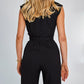 Traje Moldeador de Pantalones Anchos Sin Mangas para Mujer benefiyou