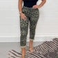 Pantalones casuales de camuflaje con cordón para mujer benefiyou