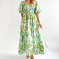 Vestido de verano de mujer con estampado floral. benefiyou