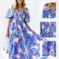 Vestido de verano de mujer con estampado floral. benefiyou