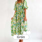 Vestido de verano de mujer con estampado floral. benefiyou