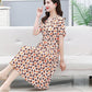 Vestido elegante con escote en V y cordón en la cintura para mujer benefiyou