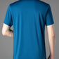 Camisa de Manga Corta Casual de Seda de Hielo para Hombres