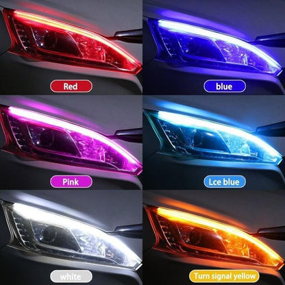 ⏳¡50% de descuento por tiempo limitado⏰ Luz de Señal LED Tipo Flujo Flexible para Auto (2 Piezas) 🚗💡