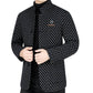 Chaqueta de abrigo a cuadros con bolsillos de moda para hombre