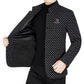 Chaqueta de abrigo a cuadros con bolsillos de moda para hombre