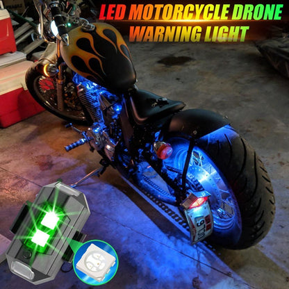 Luz Estroboscópica LED de Advertencia Recargable para Moto y Auto