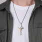 🙏 49% de descuento🙏en el colgante de poder de la Cruz de Protección de San Benito, collar