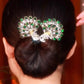 💥🦚Moda Vintage Accesorios para el Cabello de Pavo Real💕