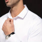 Camisa de negocios de alta elasticidad sin plancha para hombre