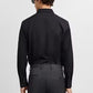 Camisa de negocios de alta elasticidad sin plancha para hombre