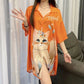 🎁 Venta caliente 49% OFF 🔥Lindo vestido transpirable con estampado de gato