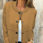 🎉2025 Nuevos productos Venta✨ caliente Mujer Botón abajo Suéter Cardigan