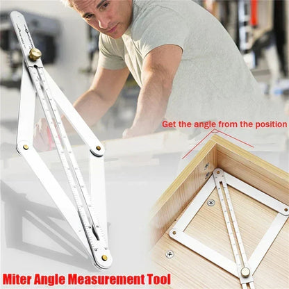 🔥 ¡50% DE DESCUENTO! 🔥 Regla diagonal multifuncional para carpinterí