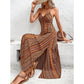 Vestido Cami Maxi estampado con abertura lateral