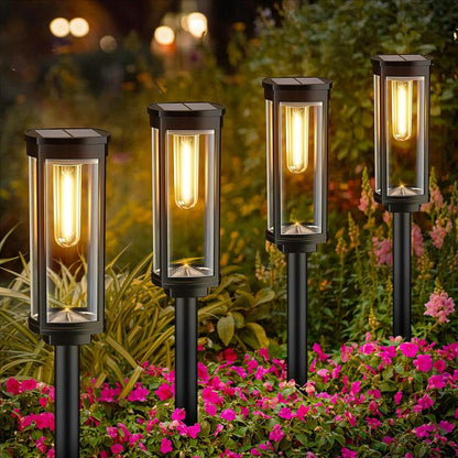 💡¡Ilumina tu jardín con la magia del sol: luces que combinan eficiencia, estilo y resistencia para crear momentos inolvidables! ☀️