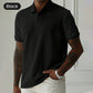 🔥Camiseta de solapa texturizada con flecos de trigo para hombre HOT SALE 🔥💨: ¡audaz, elegante y única! 👕