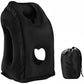 Almohada de Viaje Inflable Ergonómica con Aberturas y Bolsa de Transporte