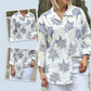 🍁Camisa✨ casual con estampado botánico para mujer